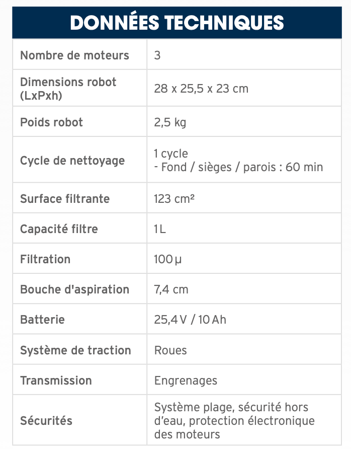 Robot de SPA Zodiac SpaBot RS 0800